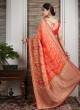 Floral Woven Banarasi Silk Traditional Saree